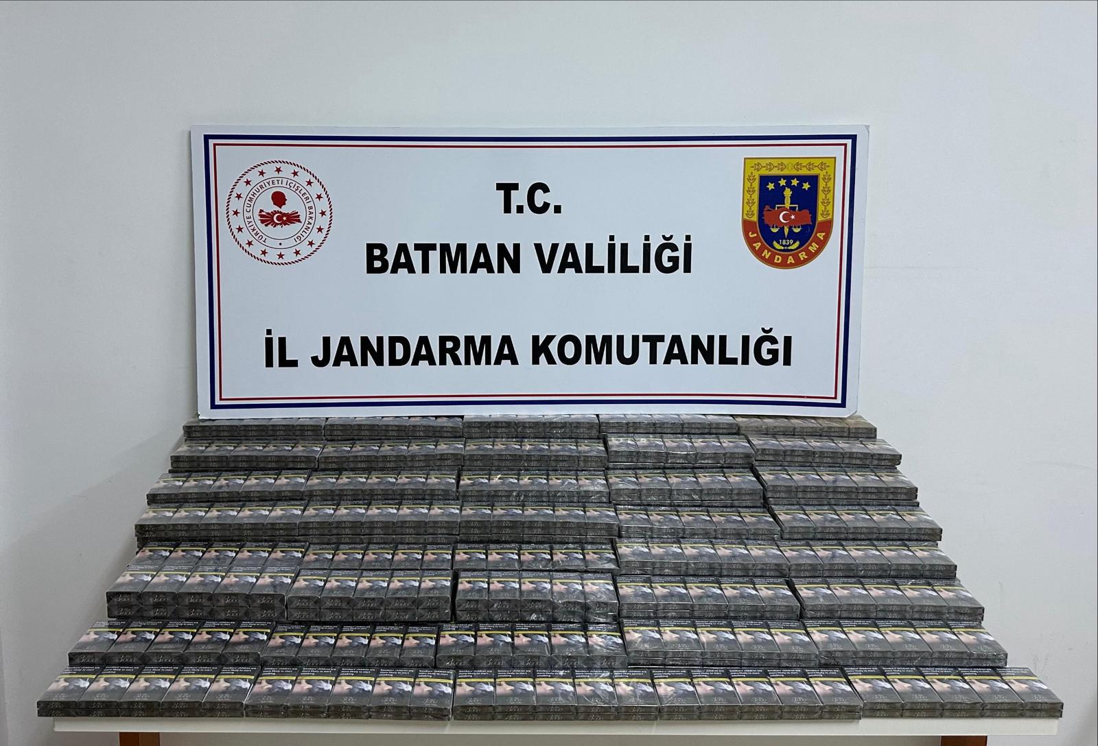 Kaçak sigaralar ele geçirildi