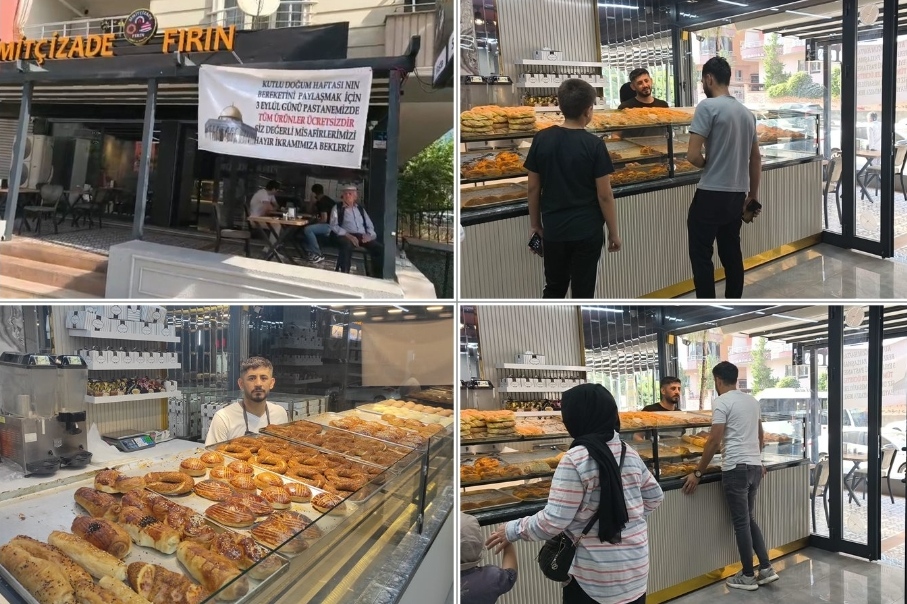 Kandil günü pastaneden bedava ikram