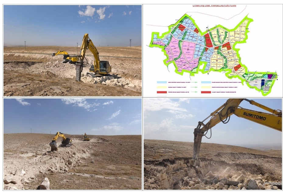 Batman’da Oymataş OSB’de Altyapı Çalışmaları Başladı