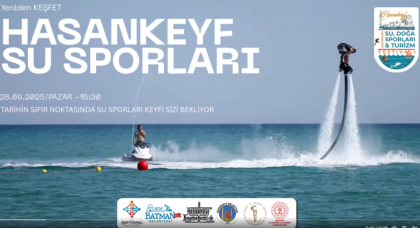 5. Hasankeyf Su, Doğa ve Turizm Festivali duyuruldu