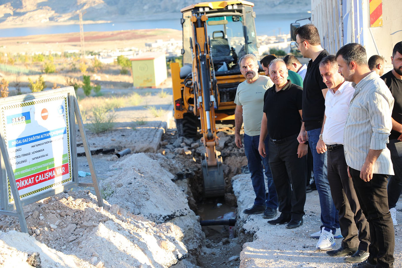 Hasankeyf’te Doğalgaz Altyapı Çalışmaları Başladı