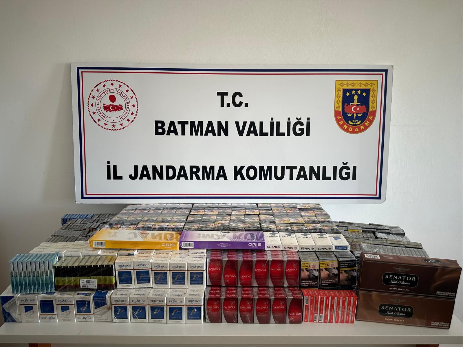 Yol Kontrollerinde Kaçak Sigara Yakalandı