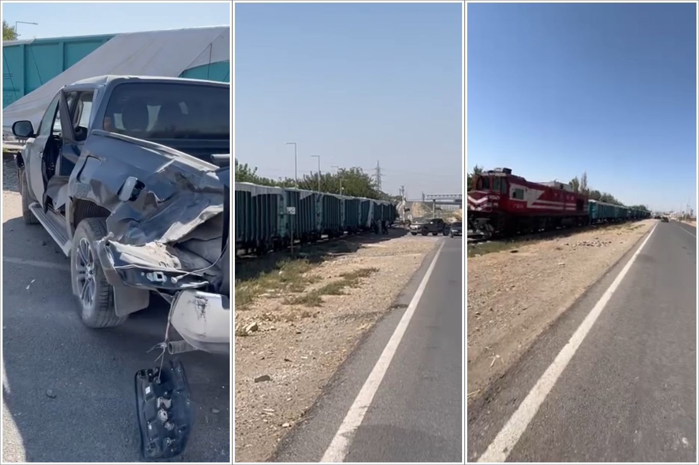 Batman’da yük treni pikapla çarpıştı