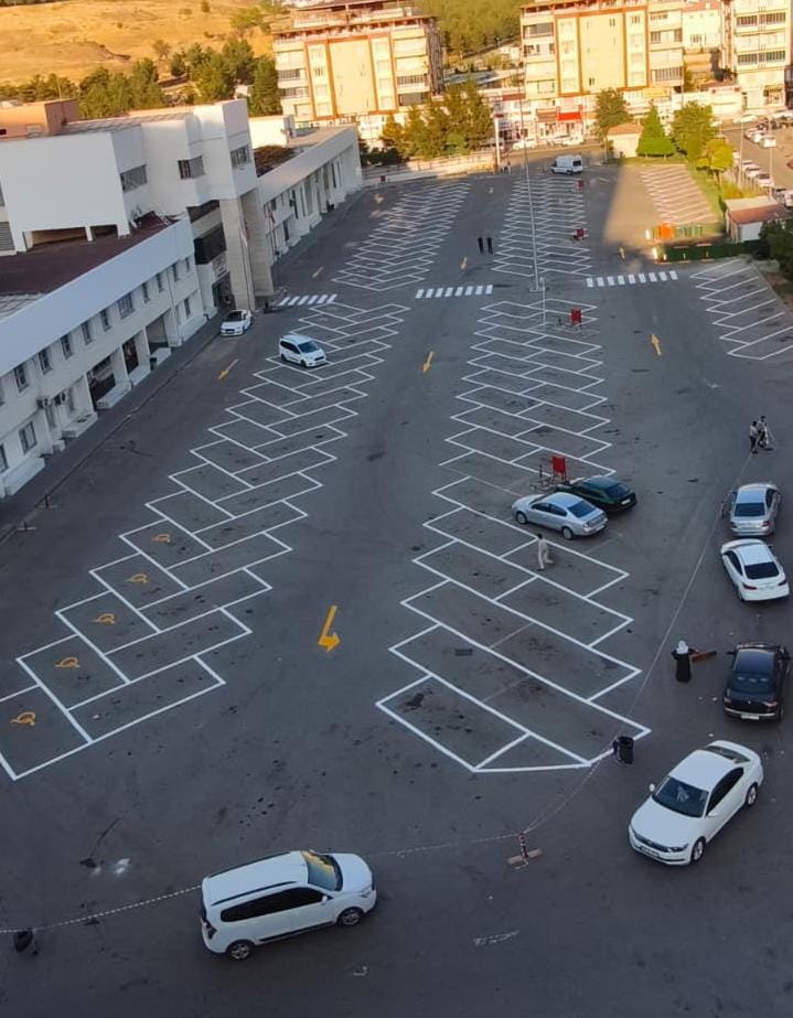 Hastanede Trafik Düzenlemesi Tamamlandı