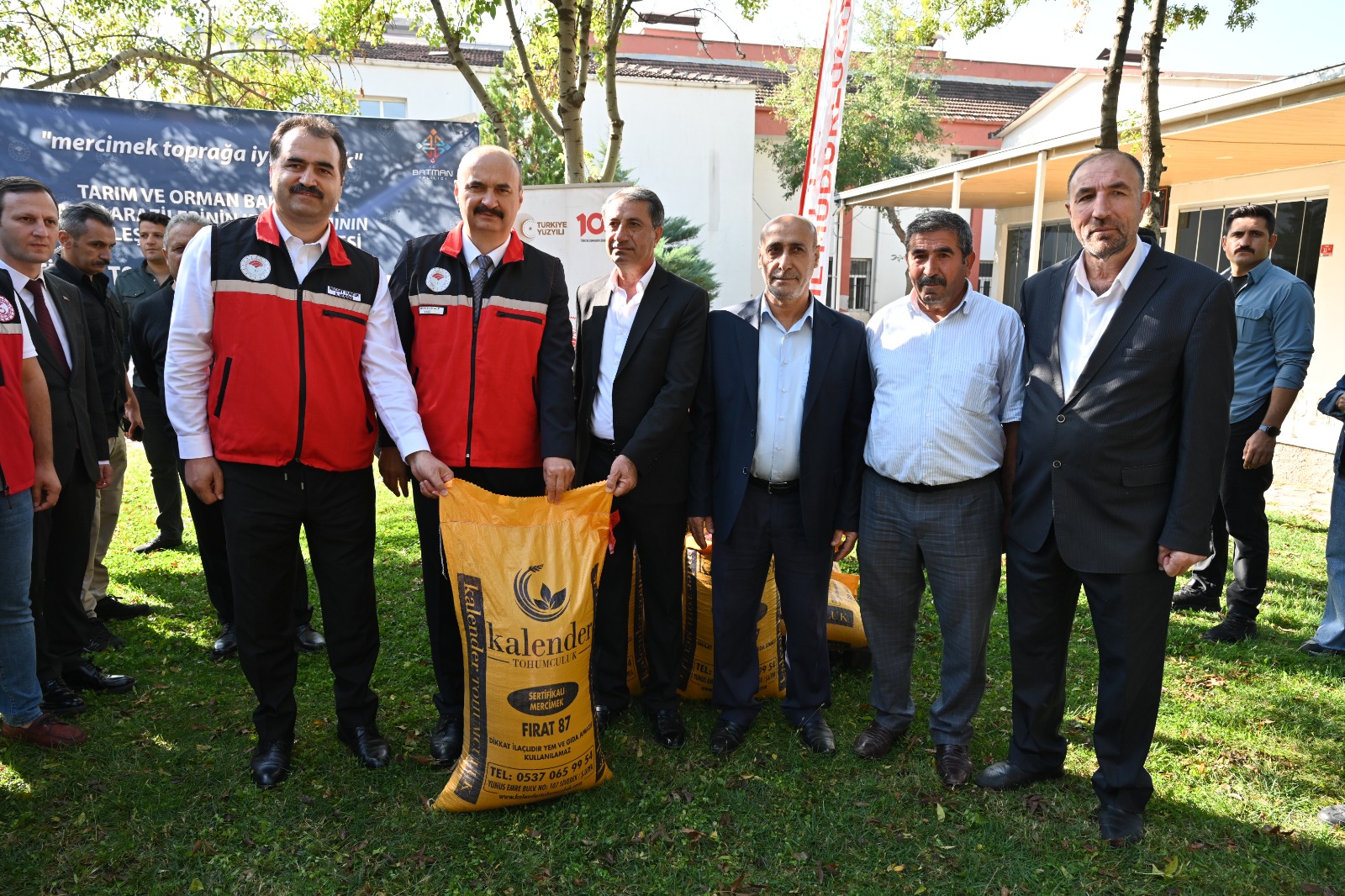 Çiftçiye Yüzde 75 Hibeli Mercimek Tohumu Dağıtıldı