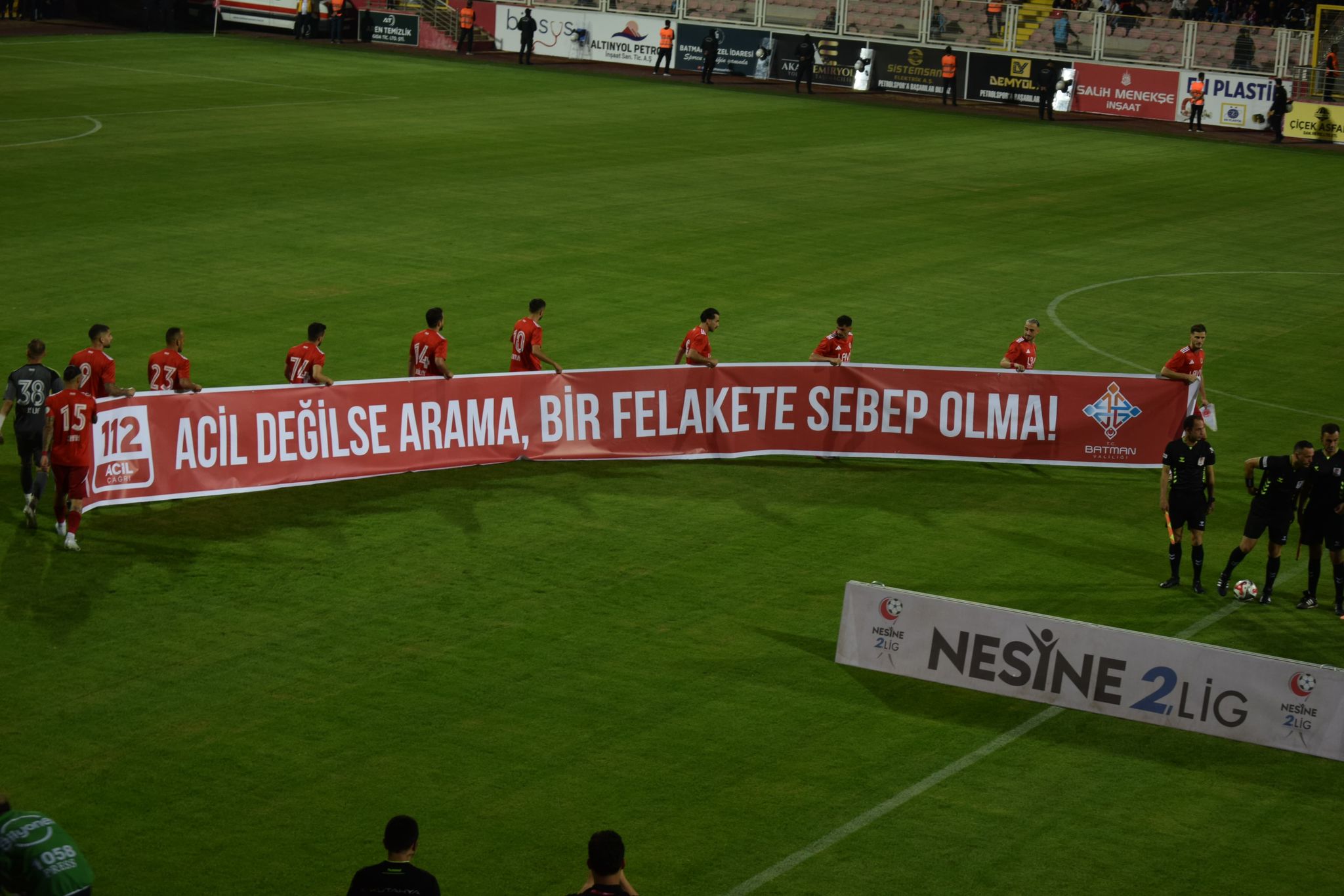 Petrolspor Maçında Acil Çağrı Farkındalığı
