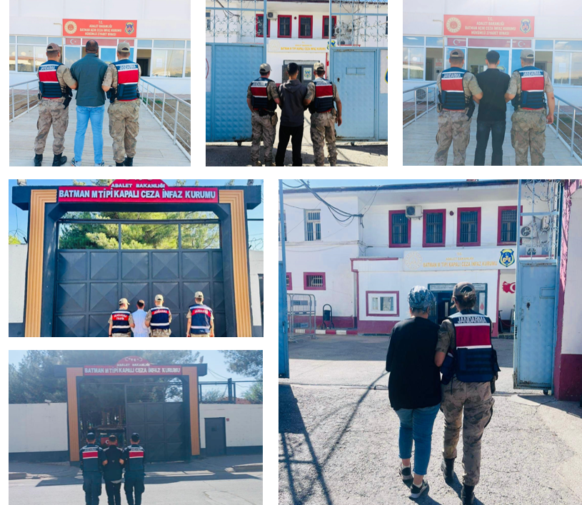 Batman’da Jandarmadan Firari Şahıslara Operasyon