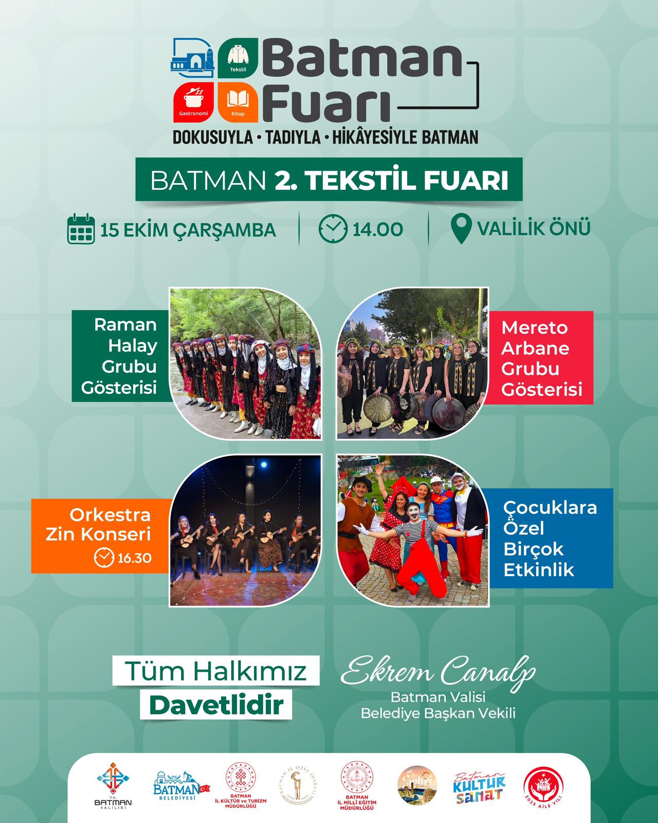 Batman 2. Tekstil Fuarı 15 Ekim’de Düzenlenecek