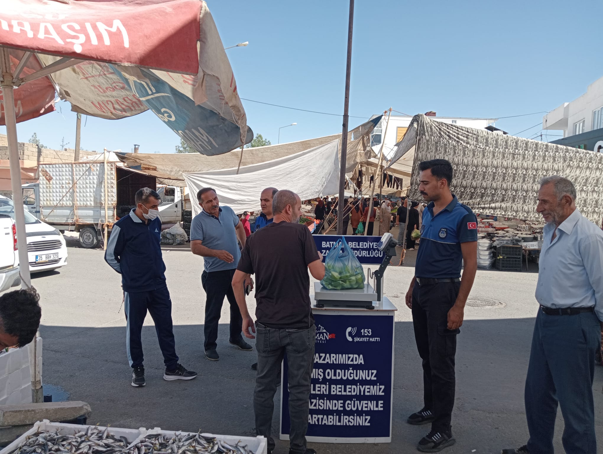 Hassas terazi ile ürün denetimi