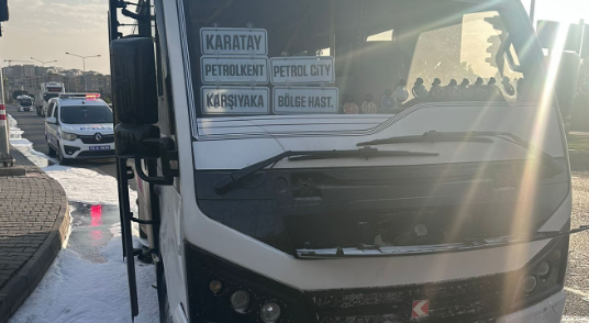 Yolcu Minibüsünde Yangın