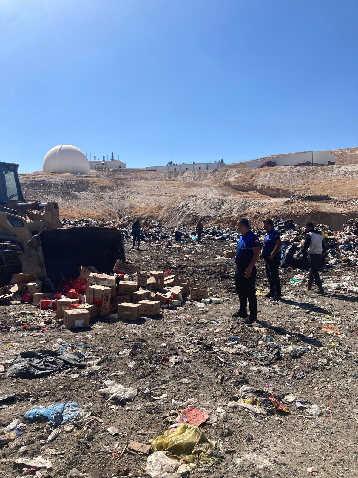 SKT’si Geçmiş 300 Kilo Ürün İmha Edildi