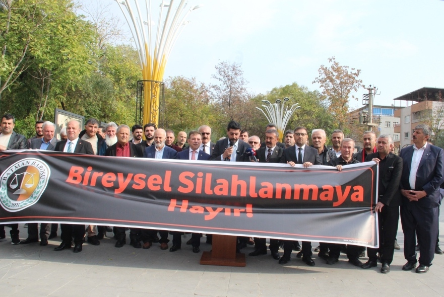 Batman’da Silahlanmaya Karşı Ortak Tepki