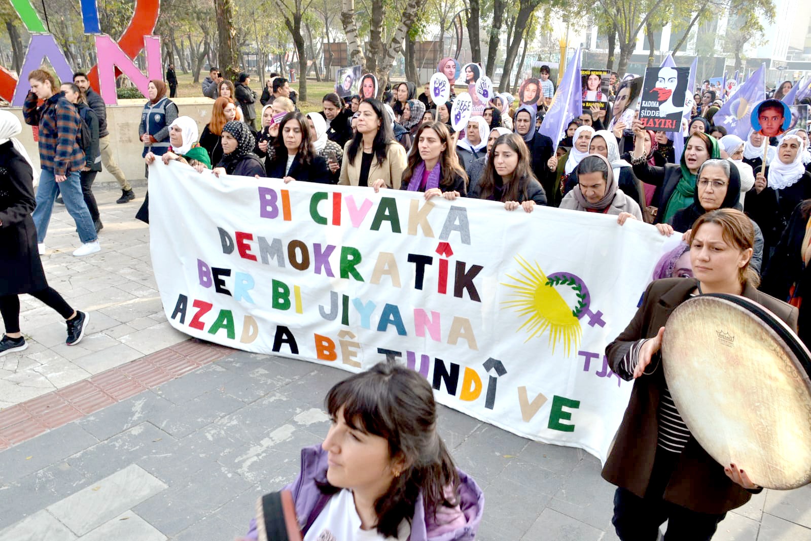 Kadına Şiddete Karşı Ses Batman’dan Yükseldi