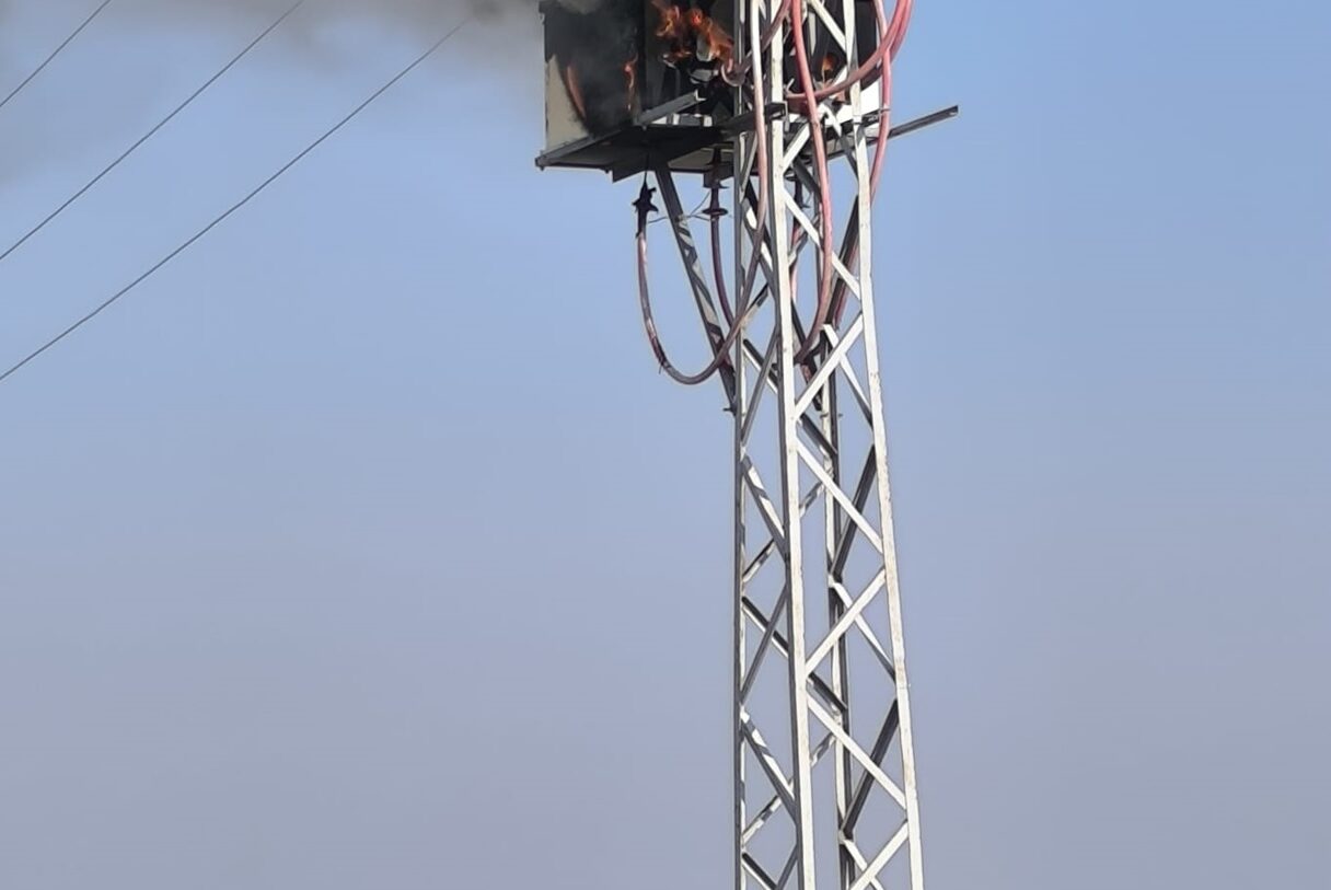 Kum Ocakları Yanındaki Trafo Alev Aldı