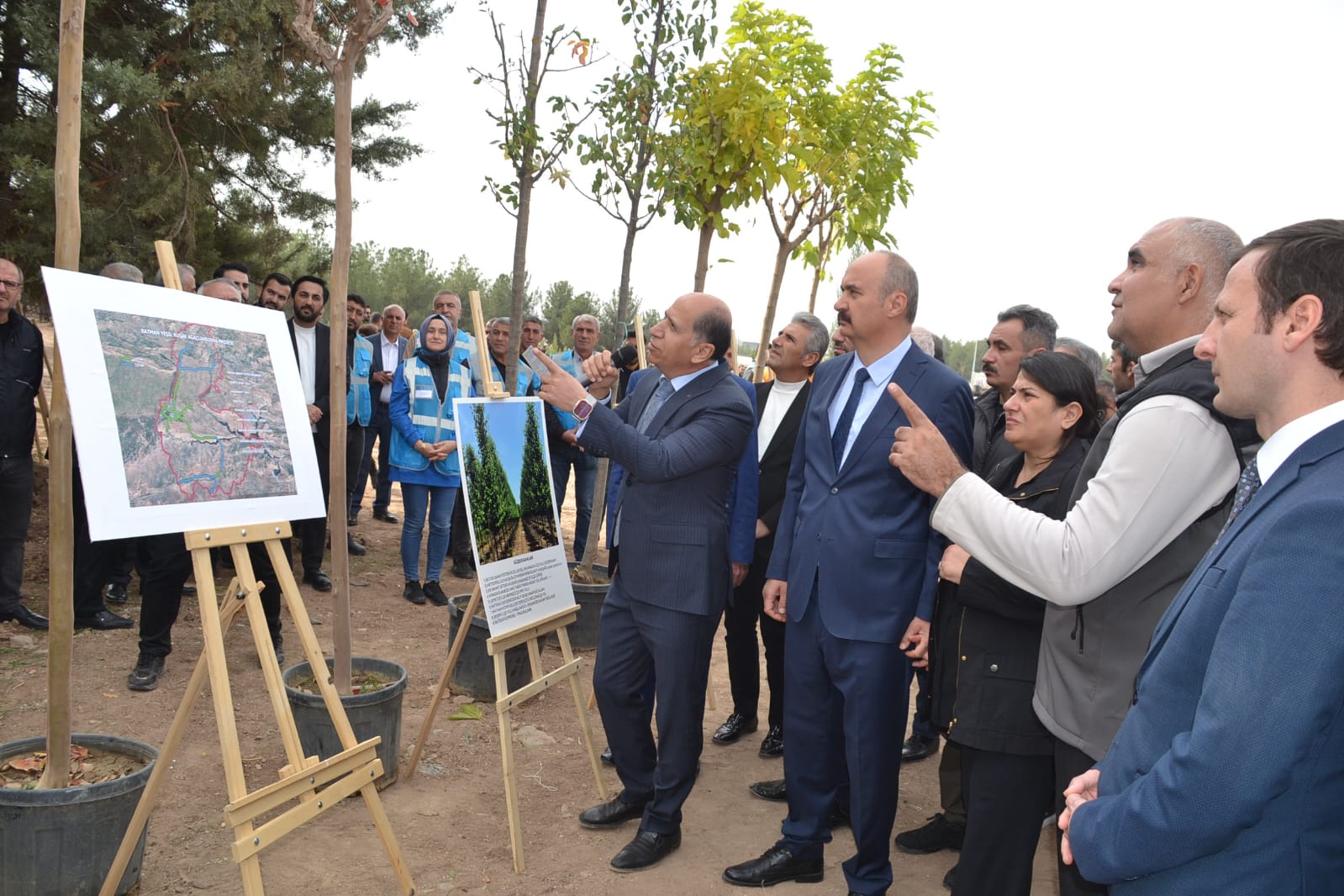 Batman’da Fidanlar Toprakla Buluştu