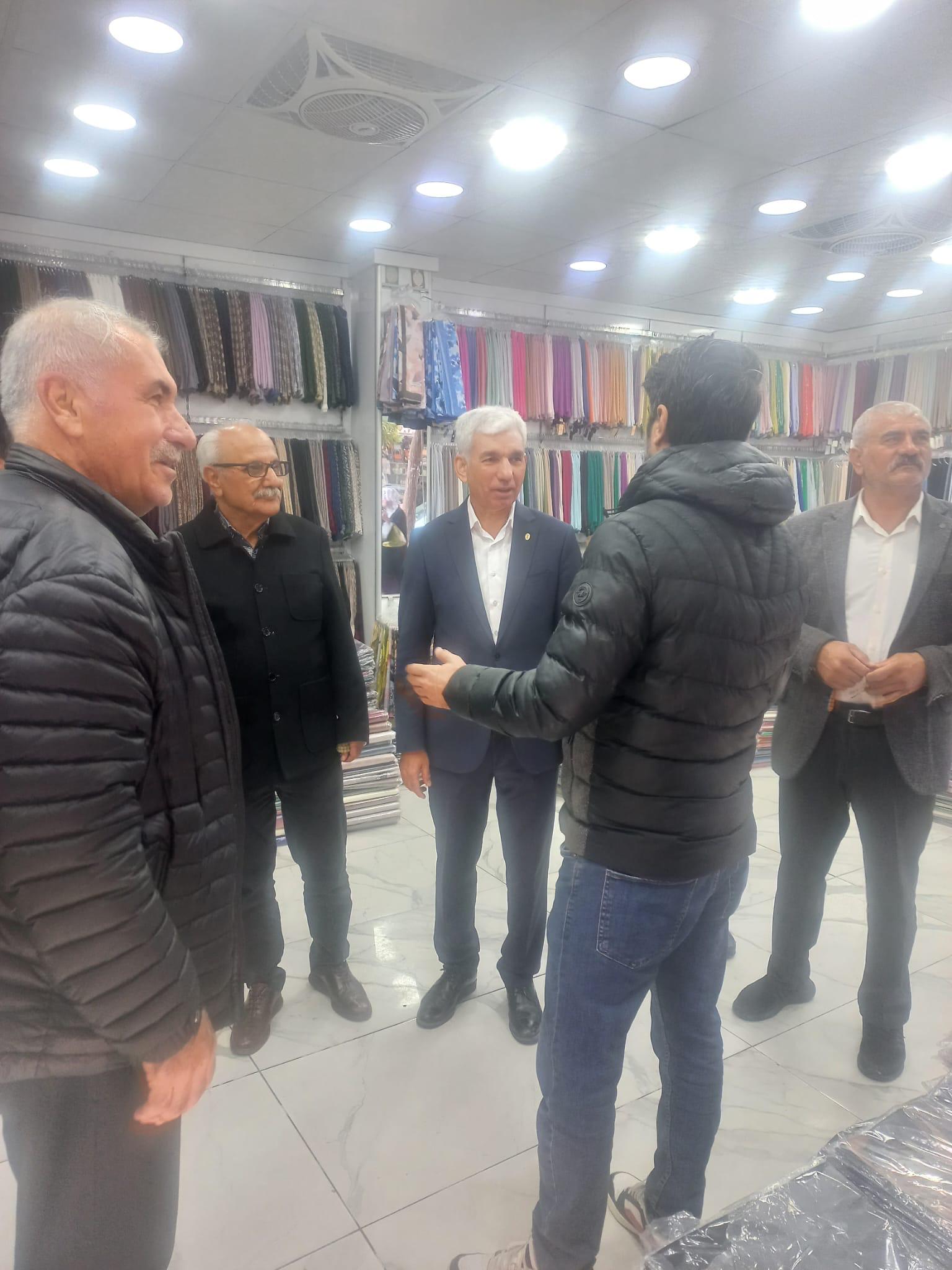 BESOB Başkanı Kaplan Esnafın Sorunlarını Dinledi