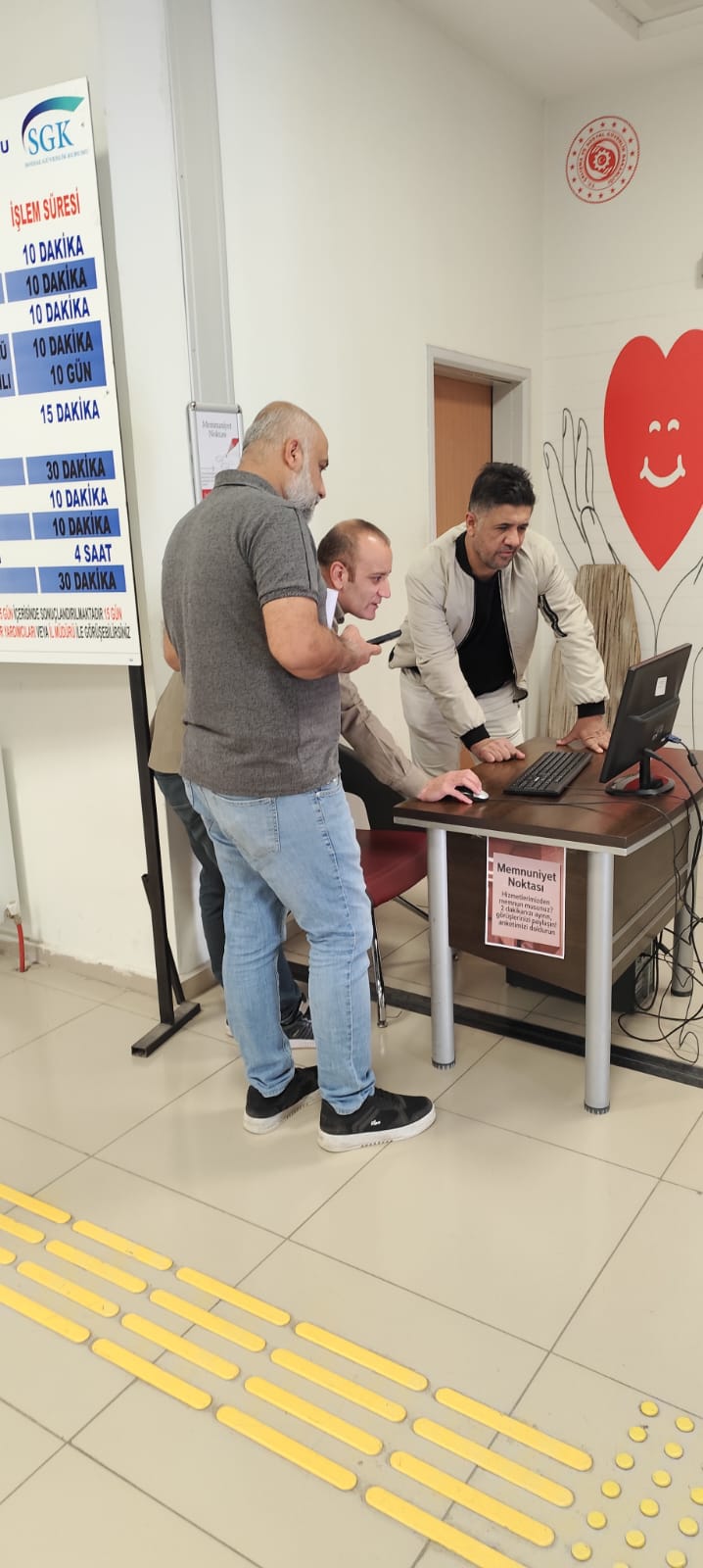 Batman SGK’da Memnuniyet Noktası Açıldı
