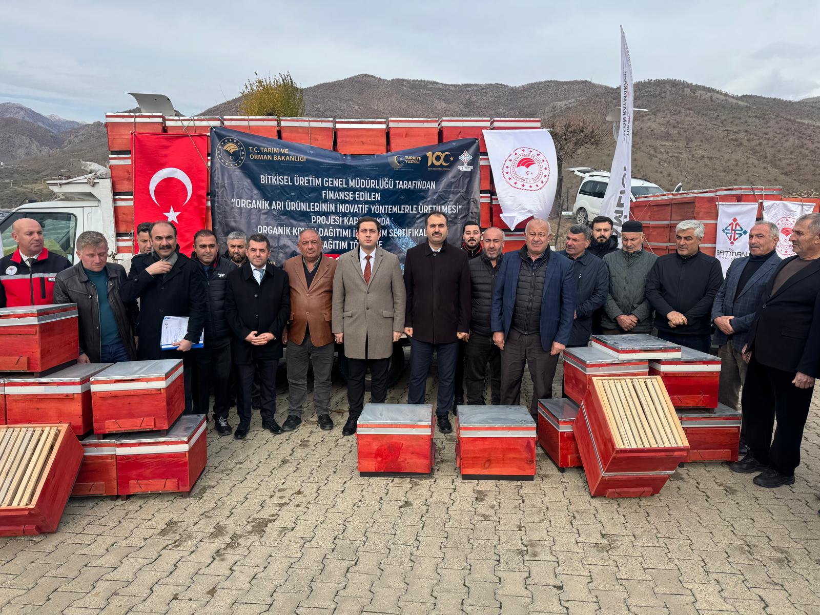 Kozluk ve Sason’da Arıcılığa Organik Destek