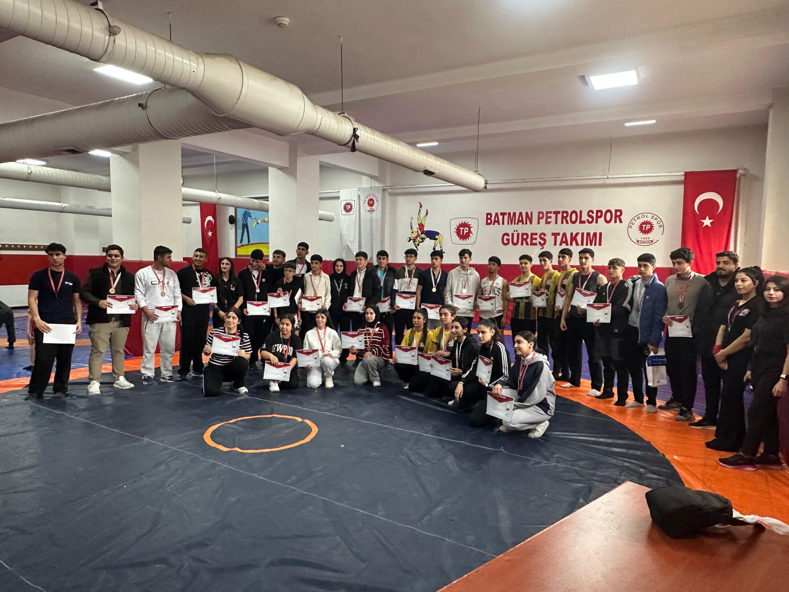 Liseler Arası Güreş İl Seçmesi Tamamlandı