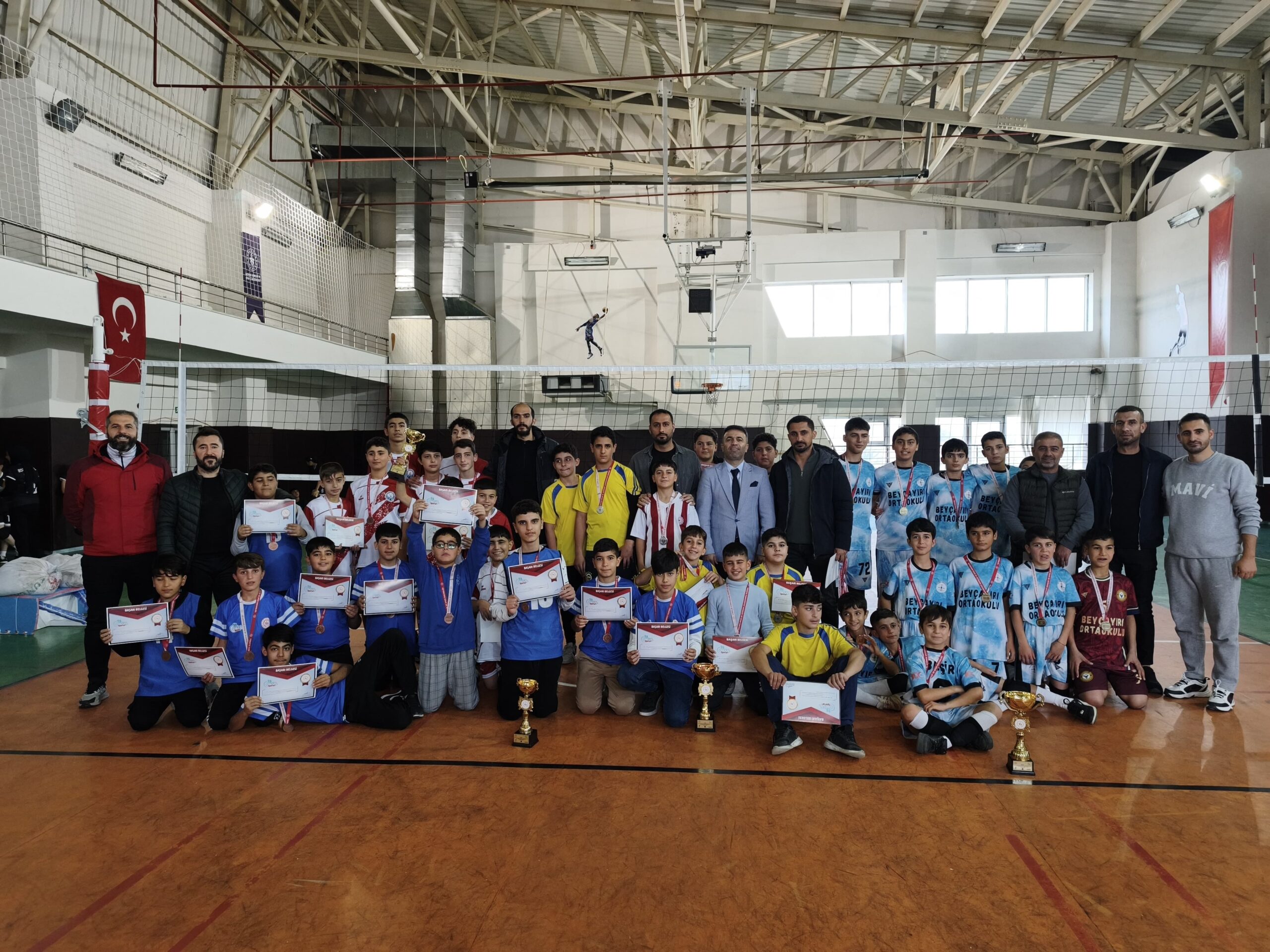 Batman’da Voleybol Şampiyonu Belli Oldu