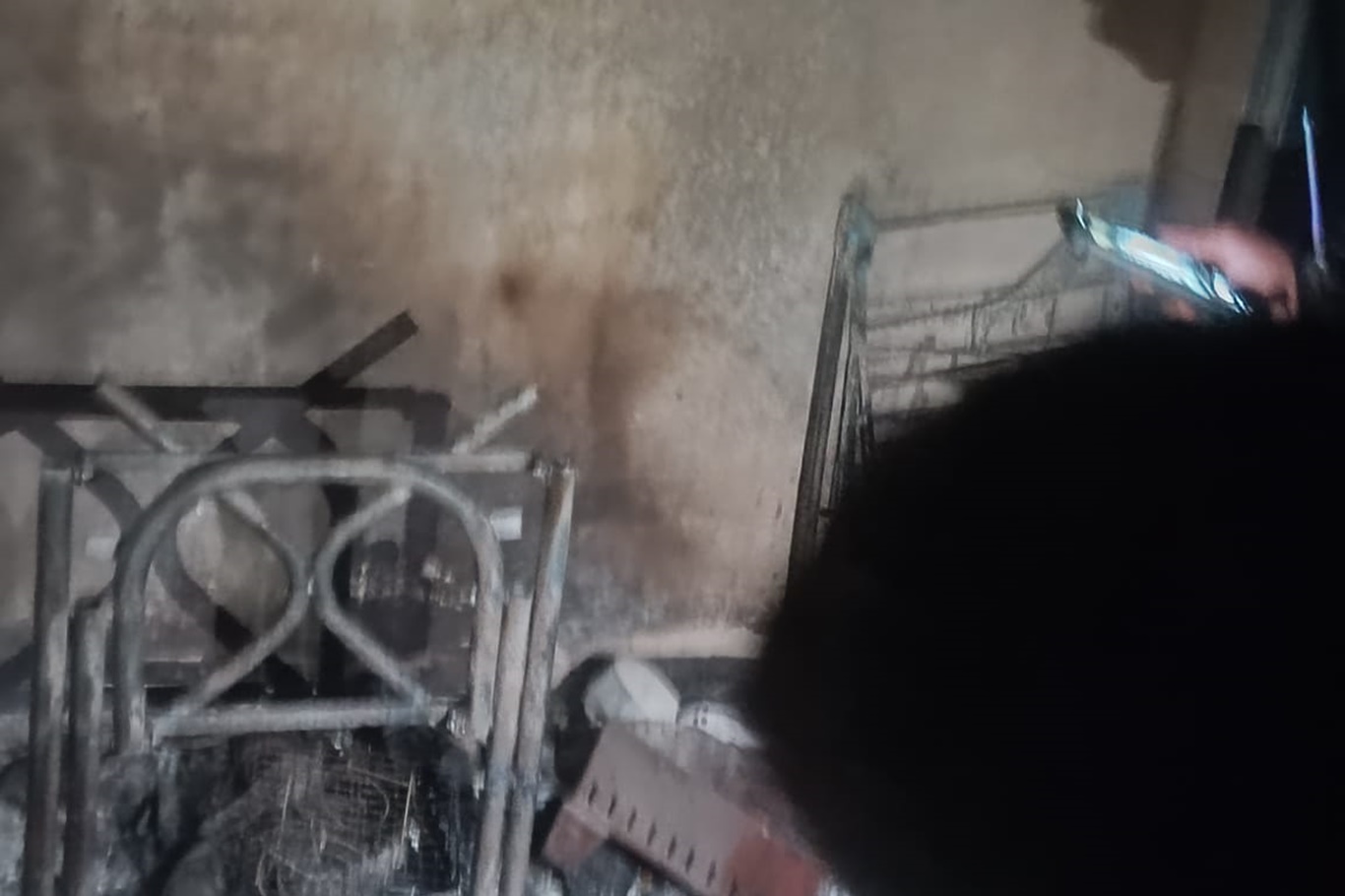 Merdiven Boşluğunda Yangın Paniği