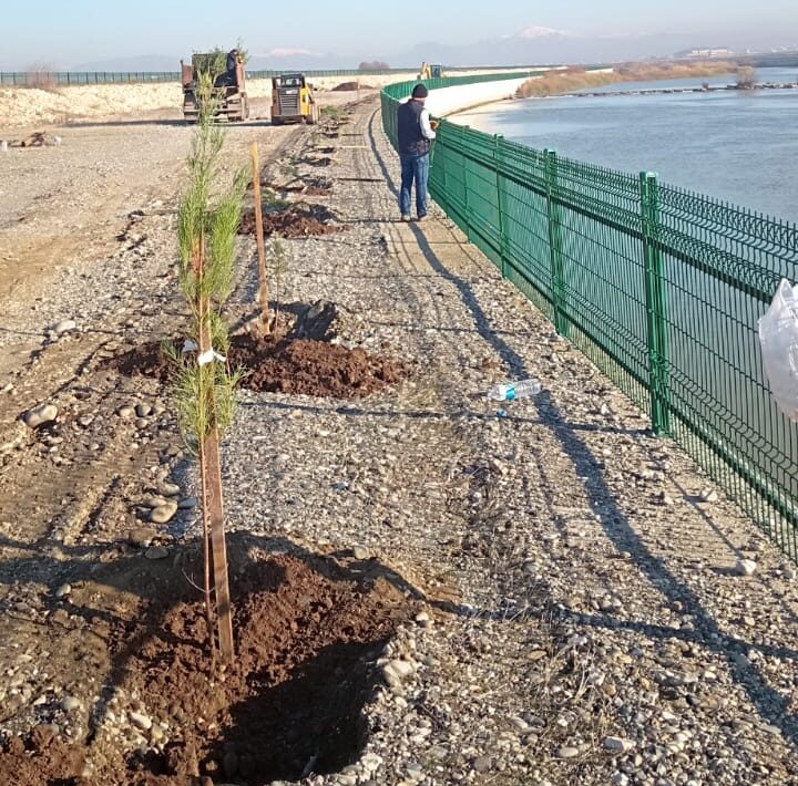 10 Kilometrelik Yürüyüş Yolu Ağaçlandırılıyor