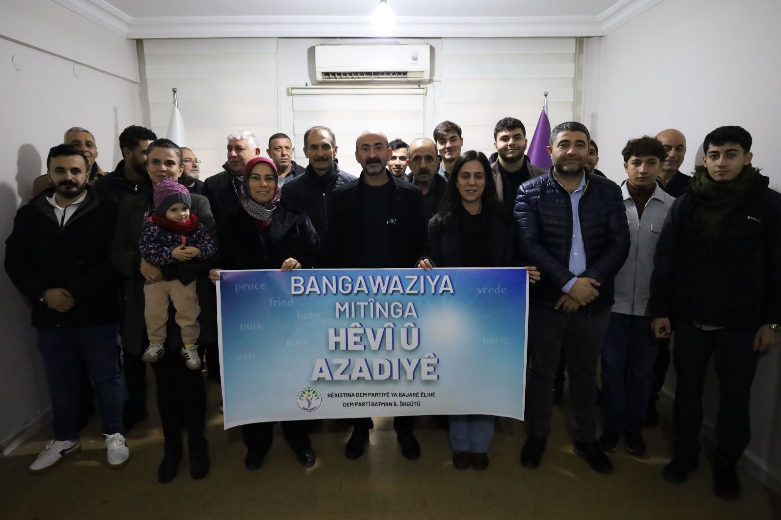 Batman’da 4 Ocak Umut ve Özgürlük Mitingi