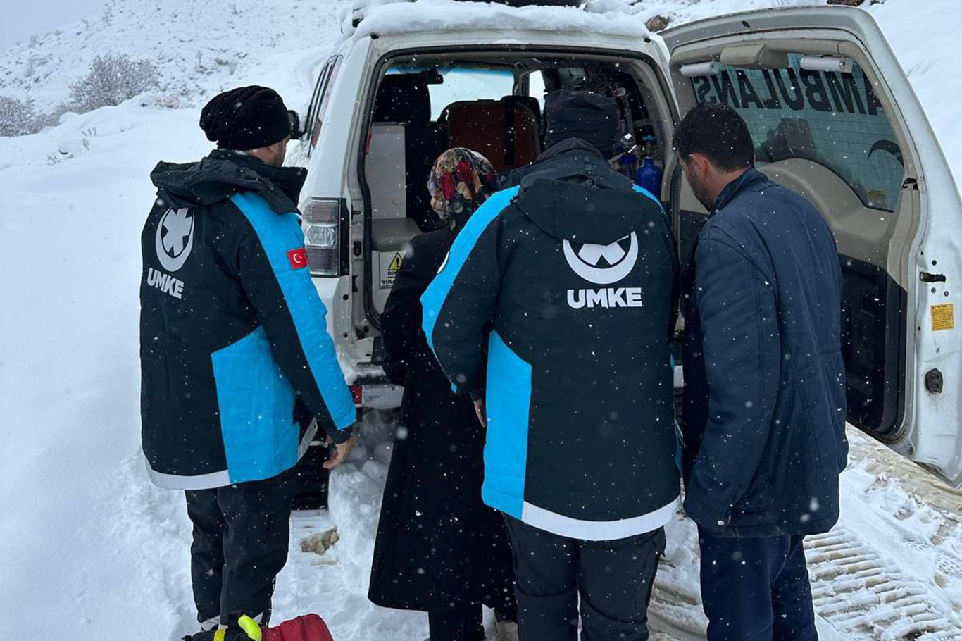 Yoğun Kar UMKE’yi Durduramadı