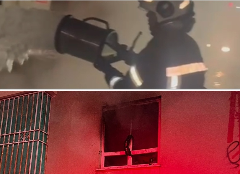 Petrol kuyusu ve apartman yangını söndürüldü