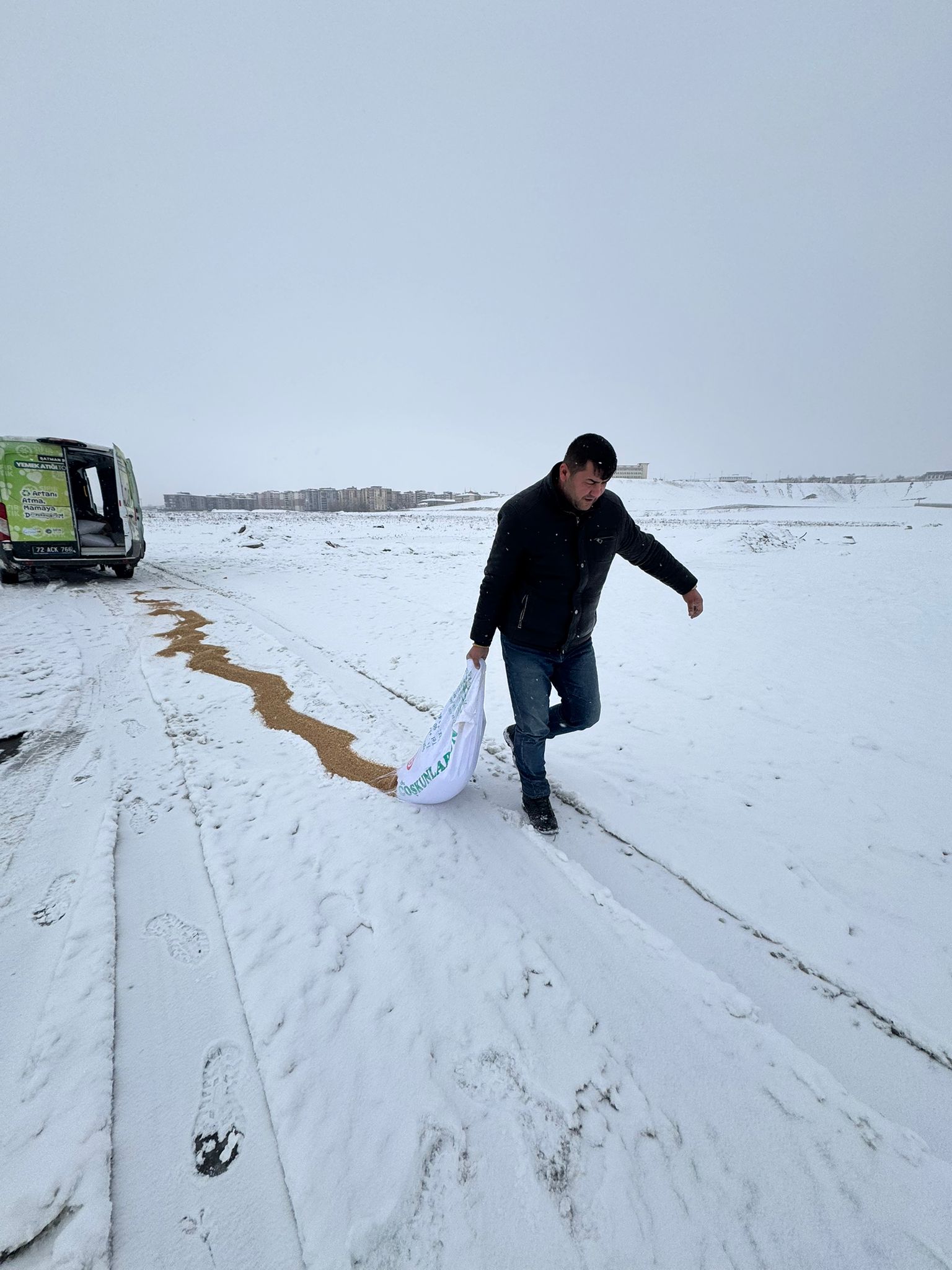 Belediye yaban hayvanlarını unutmadı