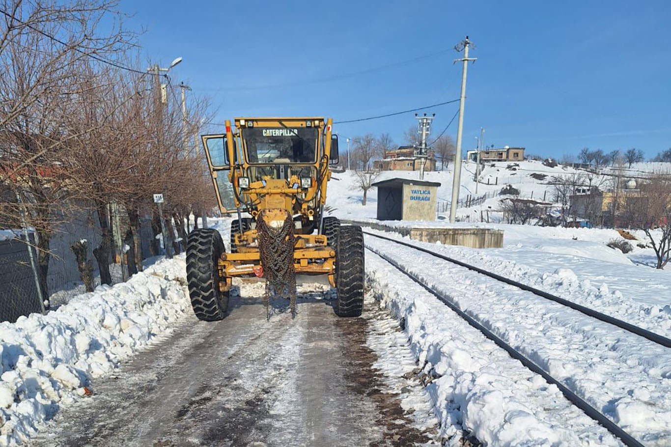 Kapanan Köy Yolları Ulaşıma Açıldı