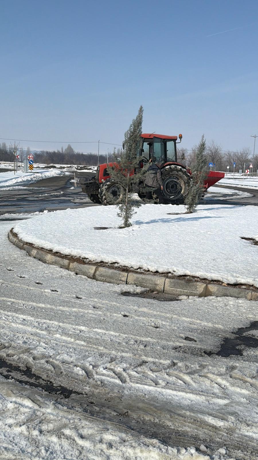 Uygulamalı Sınav Öncesinde Pist Temizlendi