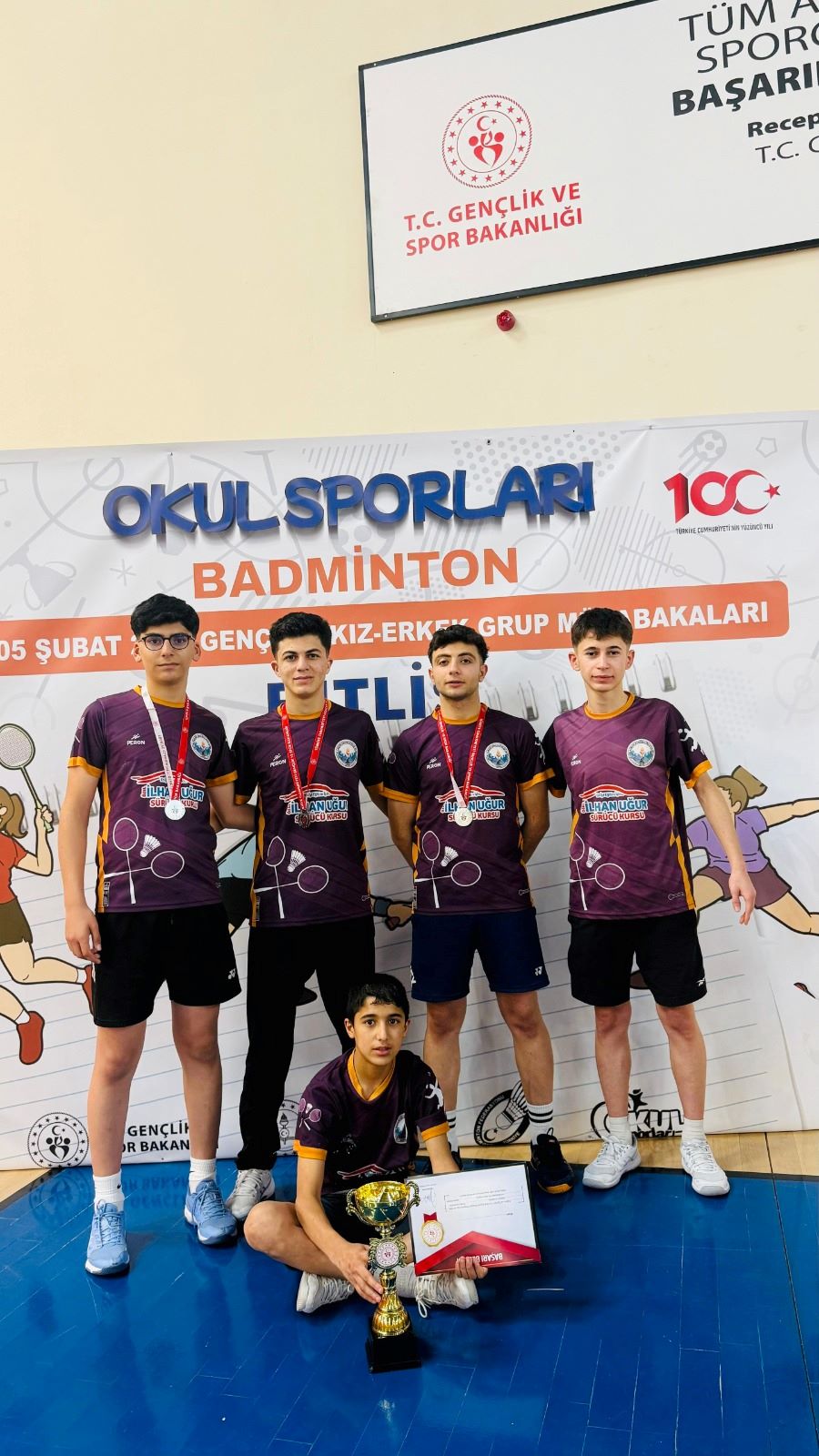 Badmintonda Bölge Şampiyonu Batman