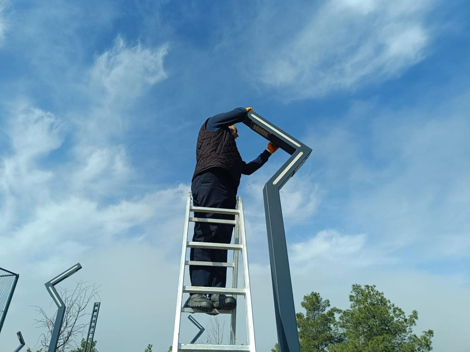 Park ve Aydınlatmalar Kontrolden Geçiriliyor