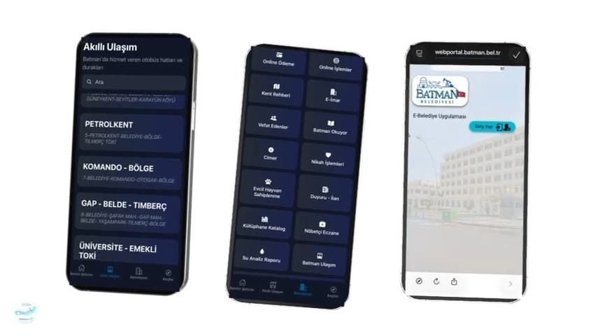 Batman Belediyesi Mobil Uygulaması Hizmete Sunuldu