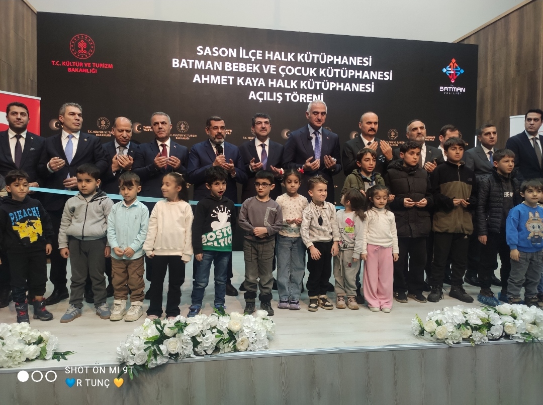 Bakan Ersoy, Batman’da 3 Kütüphanenin Toplu Açılışını Yaptı