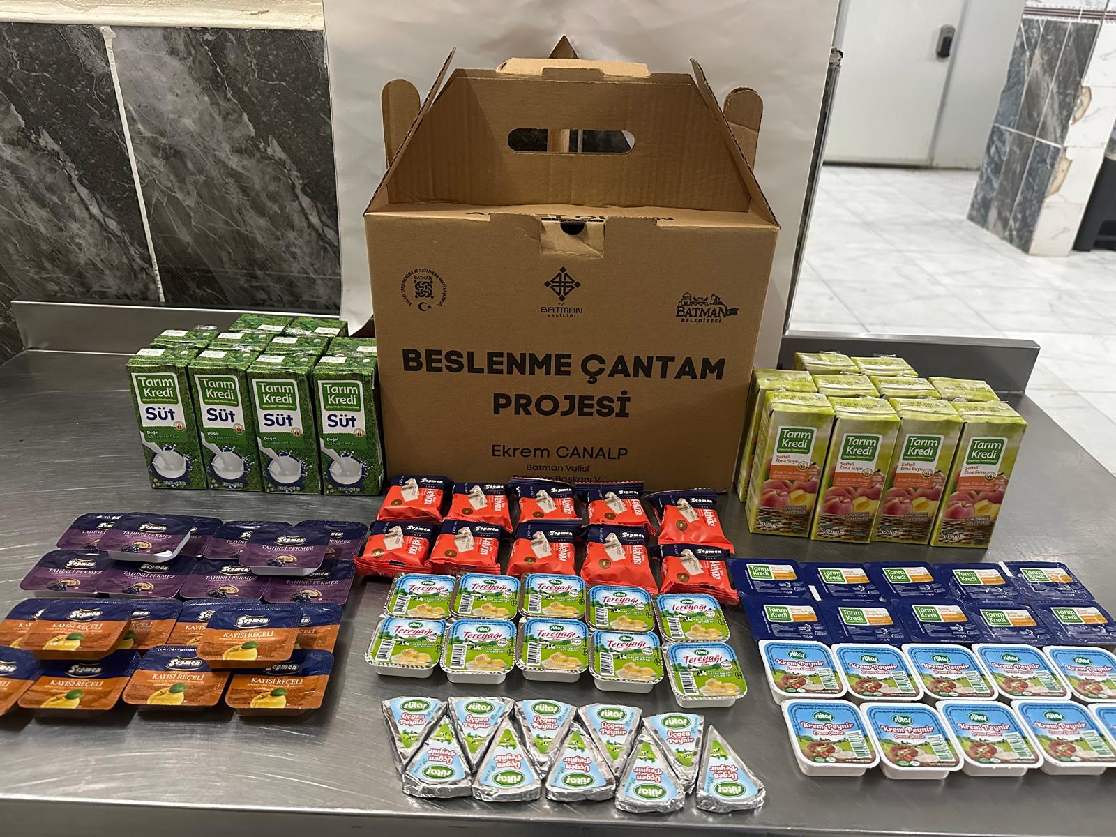 Batman’da “Beslenme Çantam” Projesi Başlatıldı