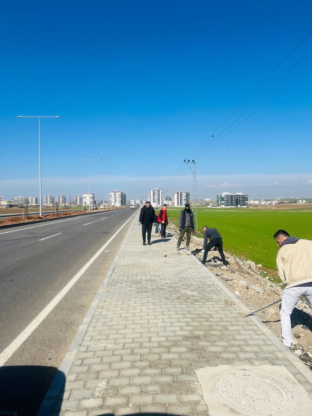 Hasankeyf Yolu Güzergâhı Yeşilleniyor