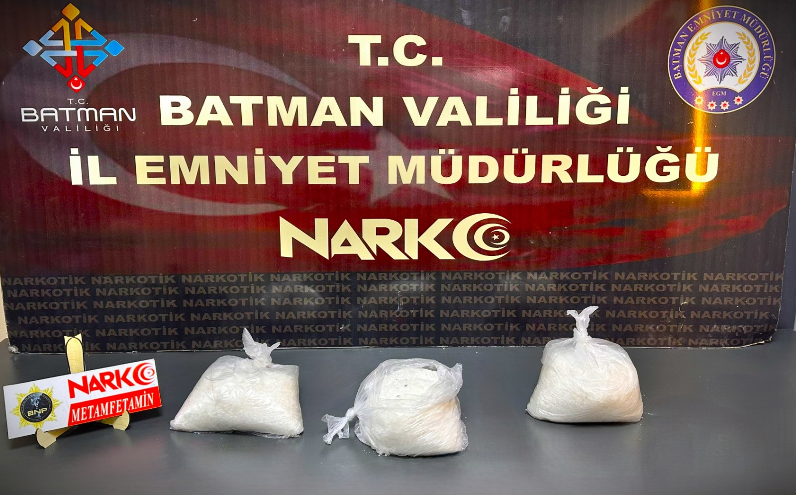 3 Kilo Metamfetamin Yakalandı