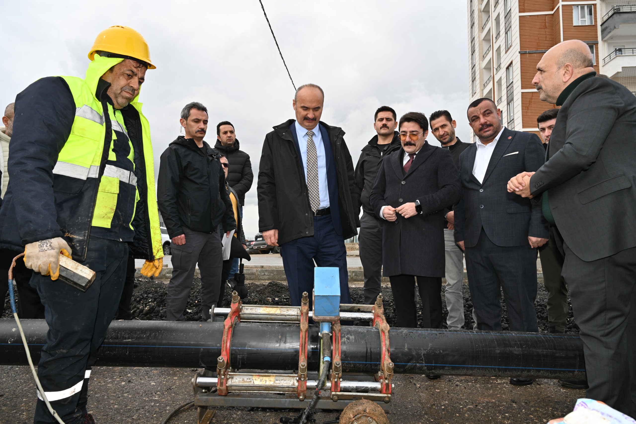 TOKİ Bölgesine Yeni İçme Suyu Hattı