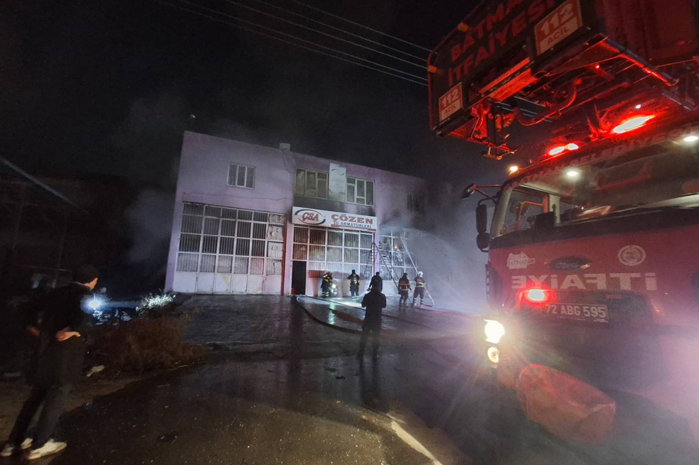 Yeni Sanayi Sitesi’nde Yangın